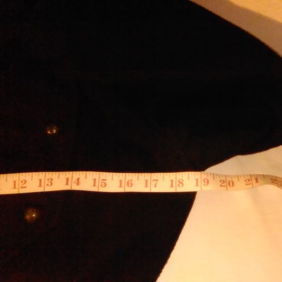 Vintage Wool-Blend Long Line Pea Coat - Picture 7 of 13